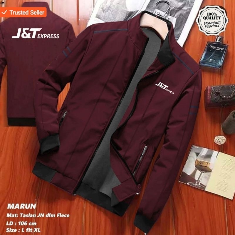 JAKET JNT EXPRESS SABLON J&T WATERPROOF TERBARU