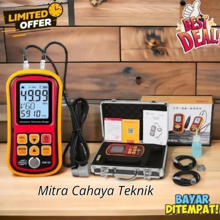 Ultrasonic Thickness Gauge GM100 BENETECH Tester GM-100 GM 100 Meter
