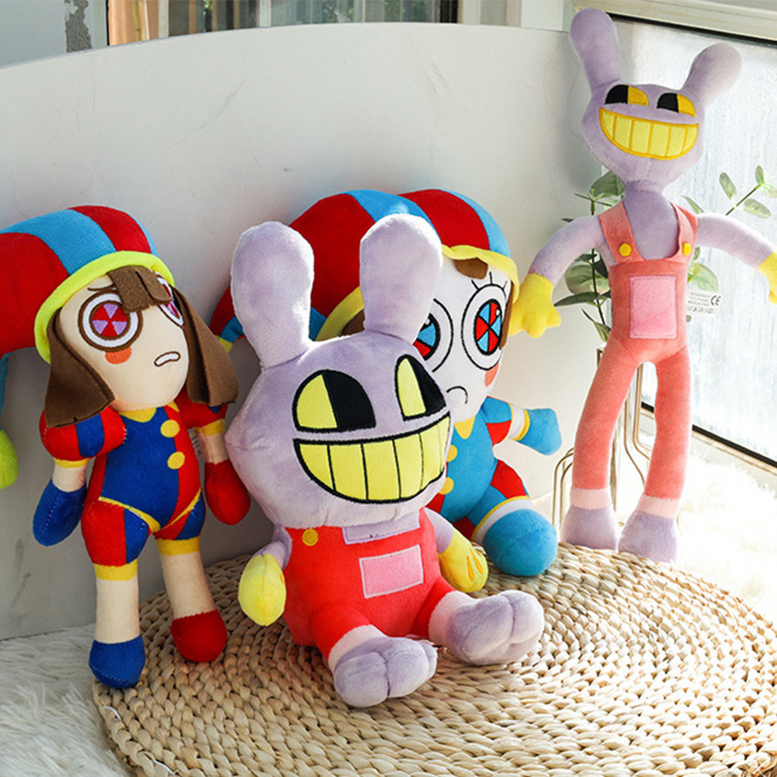 Boneka Pomni Digital Circus Mainan Anak Boneka Plushie The Amazing Digital Circus Pomni Jax