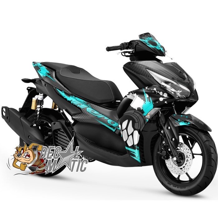 Stiker Aerox Full body Decal Aerox 155 NVX OLD/NEW AEROX VVA ABS Non ABS - Shark Hiu 3