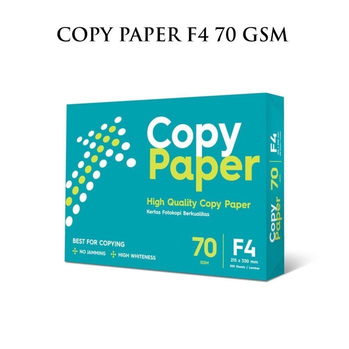 

Kertas Fotocopy HVS Copy Paper F4 Folio 70 Gram Gsm Gr 70Gr