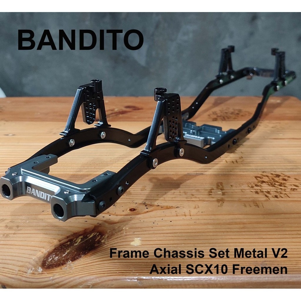 Bandito Frame Chassis Set Metal V2 Axial SCX10 Freemen