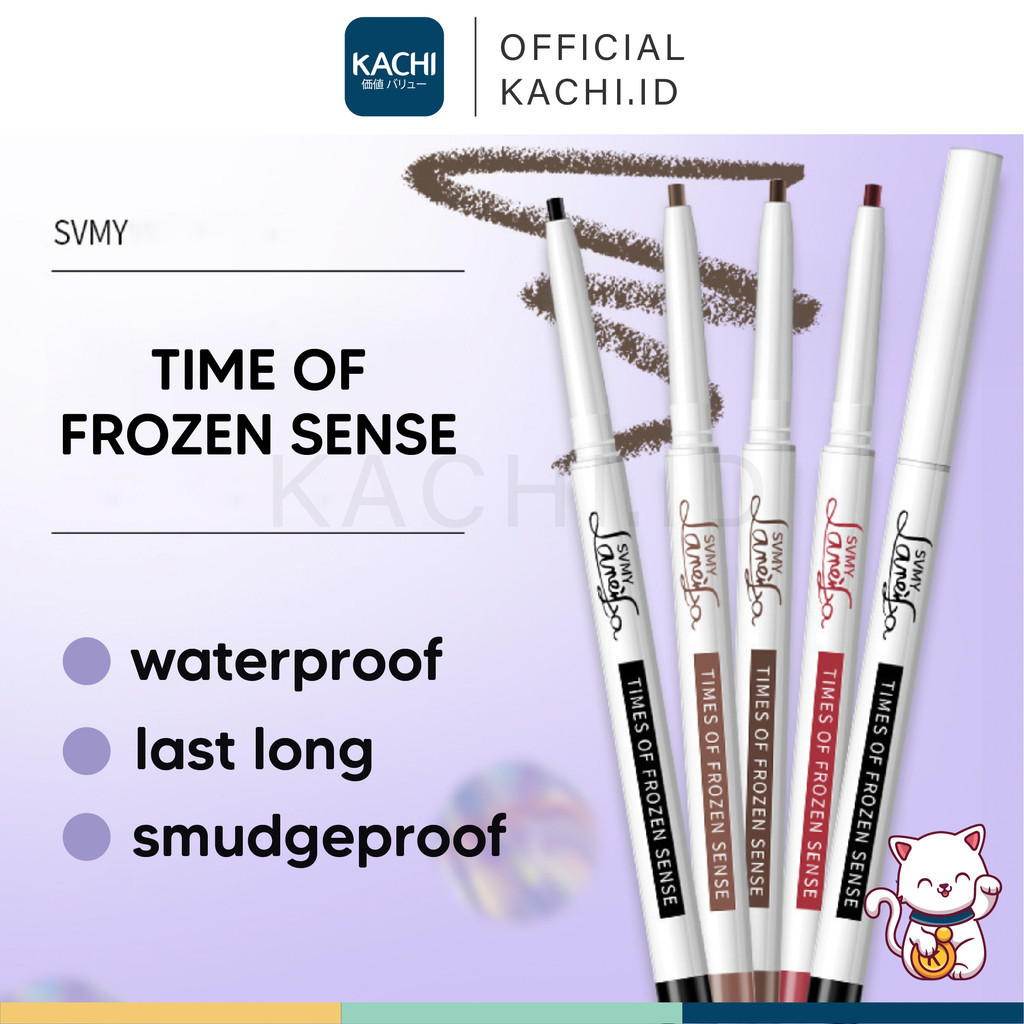 KACHI - SVMY Eyeliner Times of Frozen Sense Freezing Era Silky Putar Banyak Pilihan Warna Tahan Lama