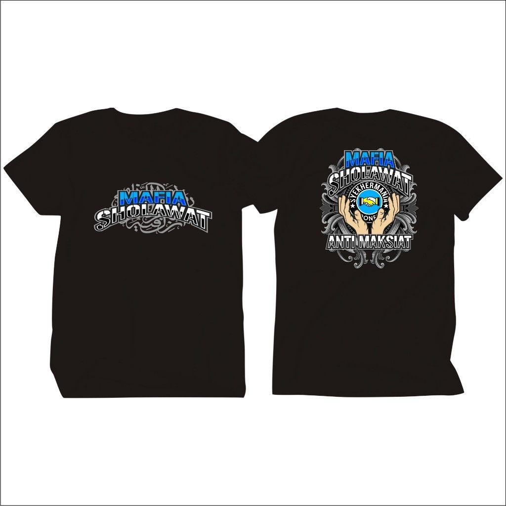 Xavi Kaos Atasan Mafia Sholawat Syekhermania Dewasa Kaos Distro Premium Kaos Katun Combed Nyaman Kao