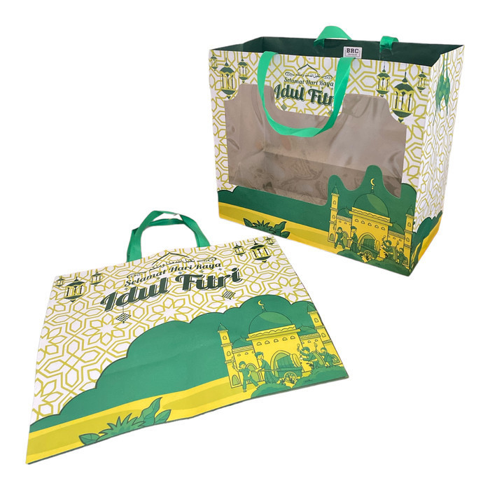 

Paper Bag Idul Fitri Hampers Lebaran Bingkisan Kemasan Goodie Bag Gift