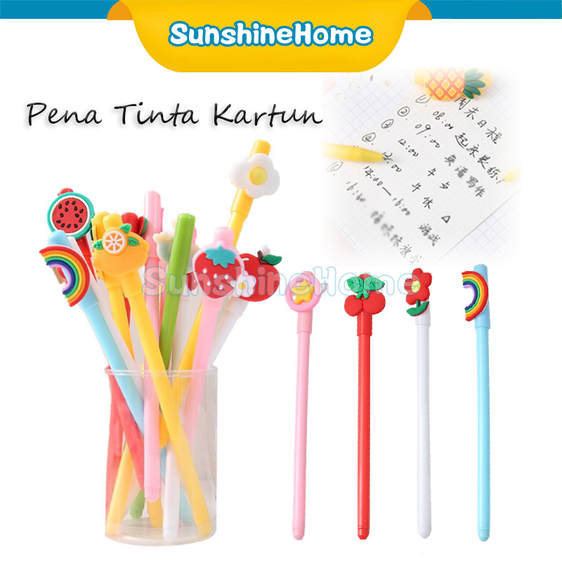 

Pulpen Gel Karakter Kartun Buah / Pena Karakter 3d 0.5mm Lucu Pen / Cute Student Japanese Alat Tulis Kantor Sekolah / Alat Tulis / Pena Tinta Siswa