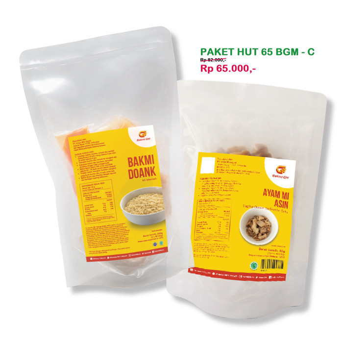 

BAKMI GM - PAKET HUT 65 BGM-C