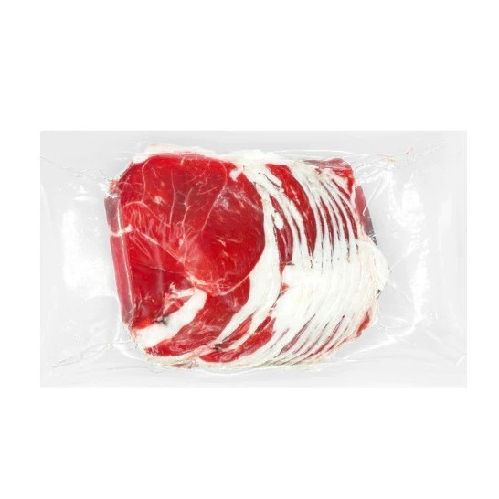 

Daging Paha Kambing /Domba Muda AUS Lamb Leg Boneless Slice 2mm 500gr