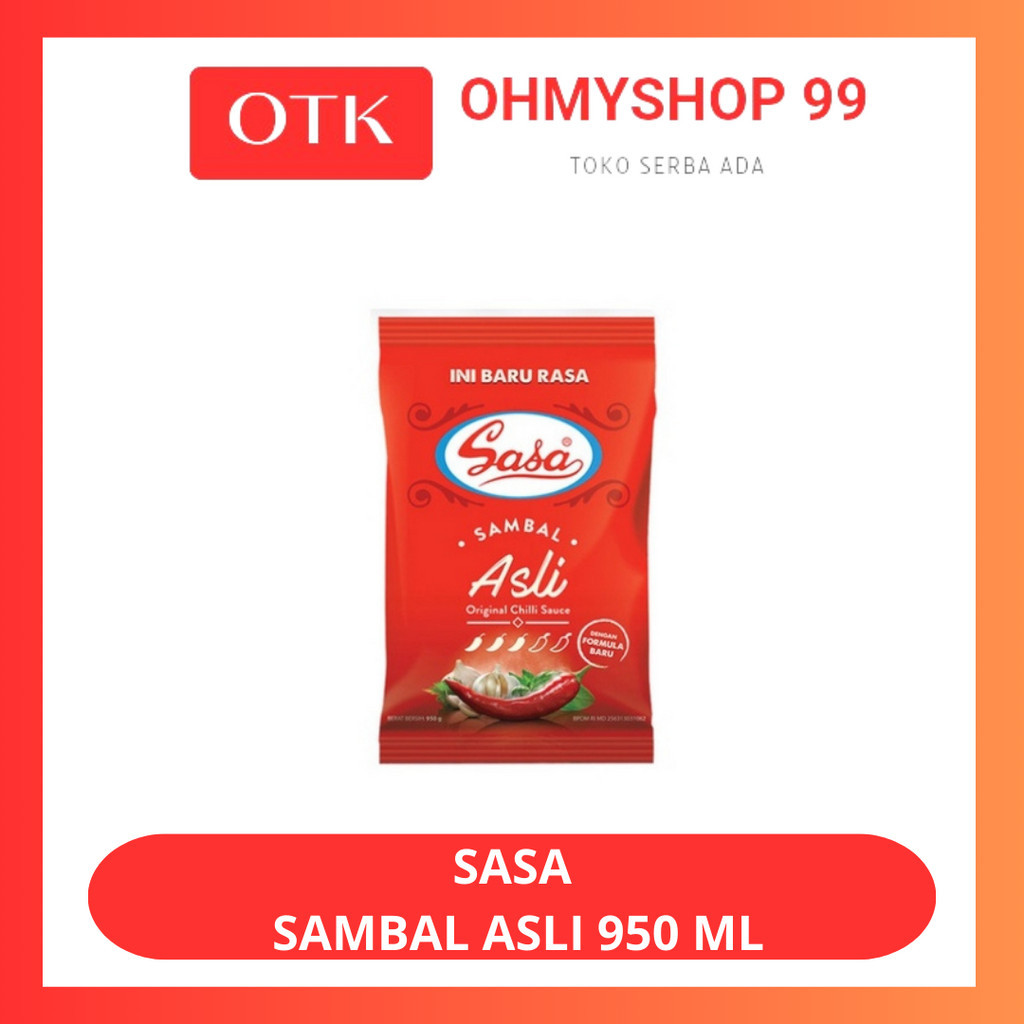 

Sasa Sambal Saus Sambal Asli 950ml