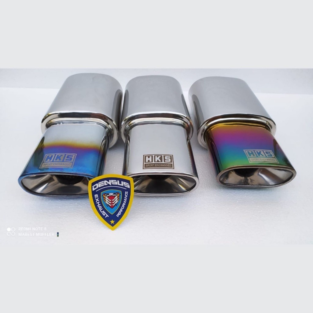 HKS Racing Turbo Car Exhaust Smooth Bass Sound Box Stainless Steel