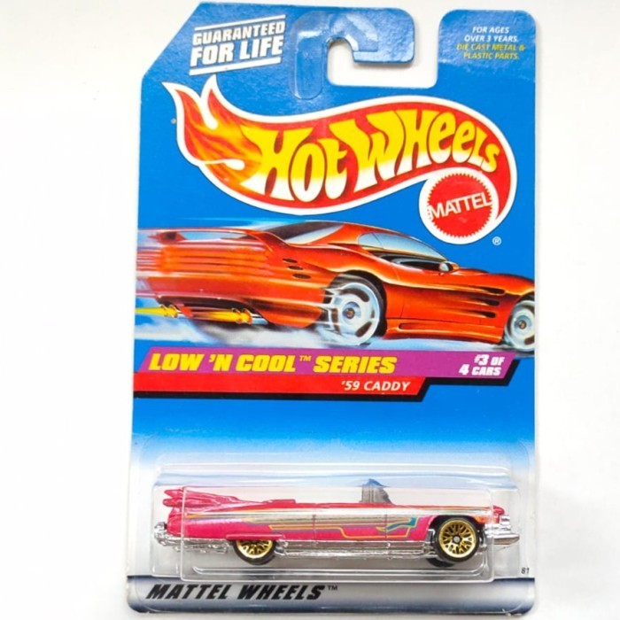 Hot Wheels 59 Caddy Cadillac merah 1998