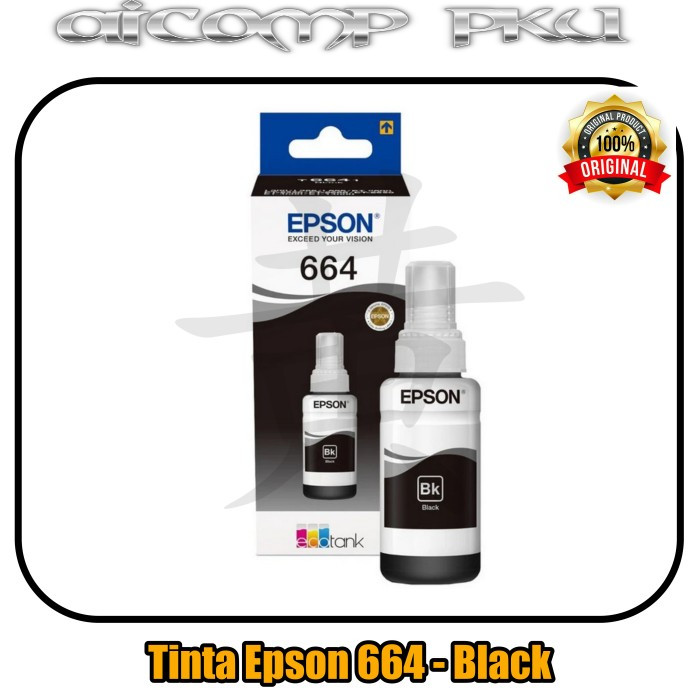 Tinta Epson T6641 Black - Tinta Epson 664 Black - Epson T664 BK