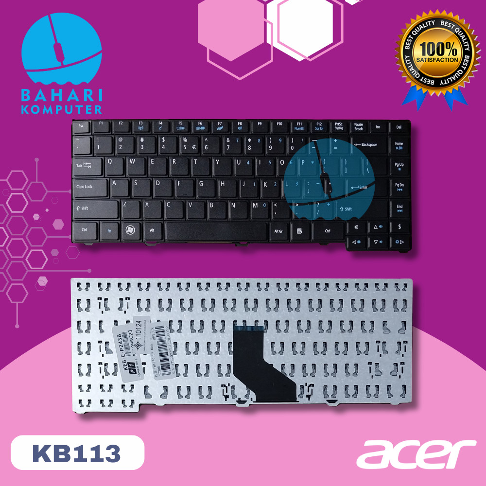 Keyboard Acer Travelmate 4750 4750G 4750Z 4750ZG TM4750 hitam