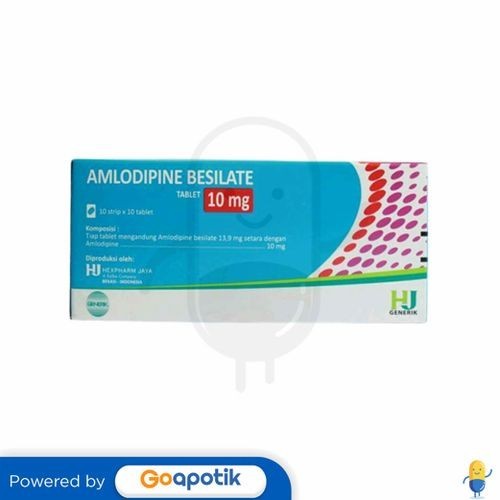 Amlodipine Besilate Hexpharm 10 Mg Box 100 Tablet