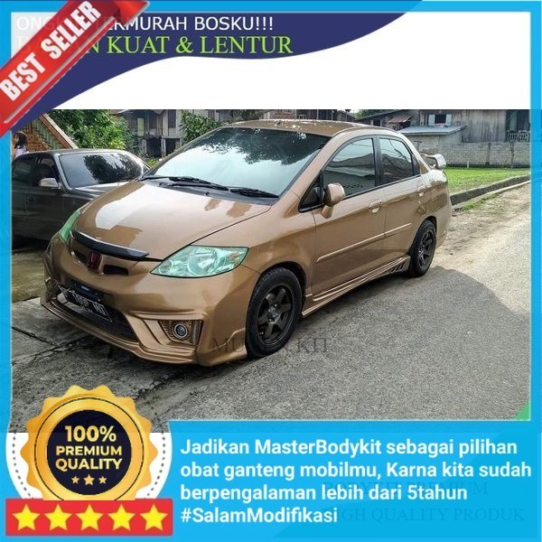 Body kt Aksesoris Bemper Mobil BODYKIT HONDA CITY 2003-2006 CUSTOM NEGO TIPIS Grade A Product Kuat-l