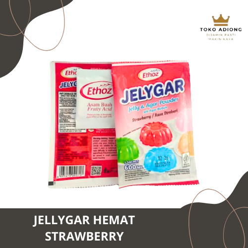 

JELLYGAR HEMAT STRAWBERRY - ethoz jellygar - jelly agar agar