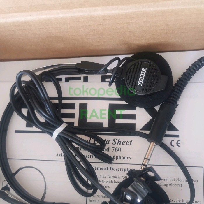 Aviation Headset TELEX Airman 750 Boeing dual plug BRAND NEW OUT BOX - airbus