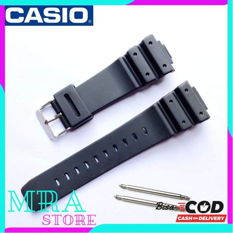 STRAP TALI JAM TANGAN CASIO MCW100H MCW-100H TALIJAM RUBBER MCW 100H