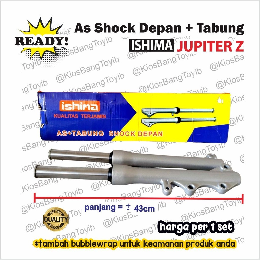 As Shock Skok Shockbreaker Depan + Tabung JUPITER Z (ISHIMA)