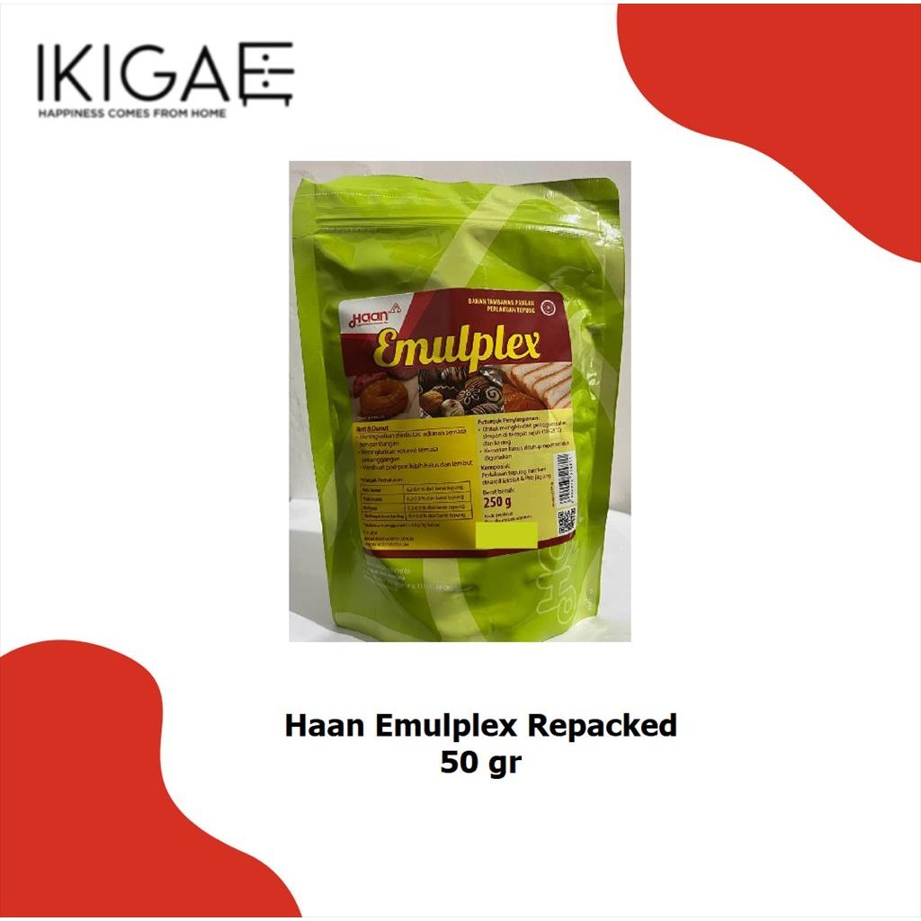 

HAAN EMULPLEX / EMPLEKS / EMPLEX PERENYAH KUE KERING REPACK 50 GR