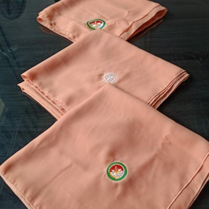 jilbab bordir DWP Dharma Wanita Persatuan/ set jilbab