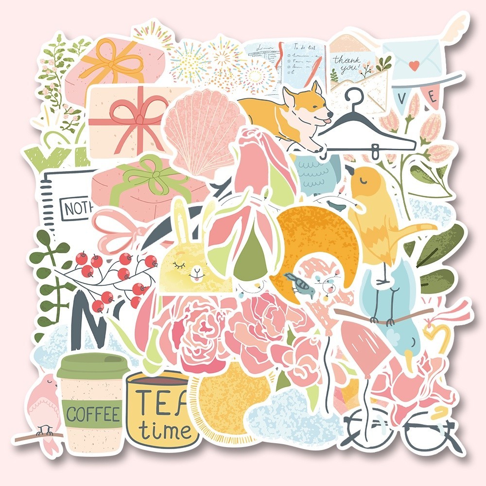 

PROMO 25 pcs / Set Stiker Anti Air Motif Matahari Untuk Dekorasi notebook / Buku Catatan hello.nuza