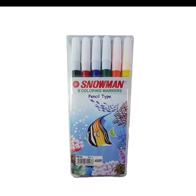 

Spidol Snowman isi 6 PW-6A