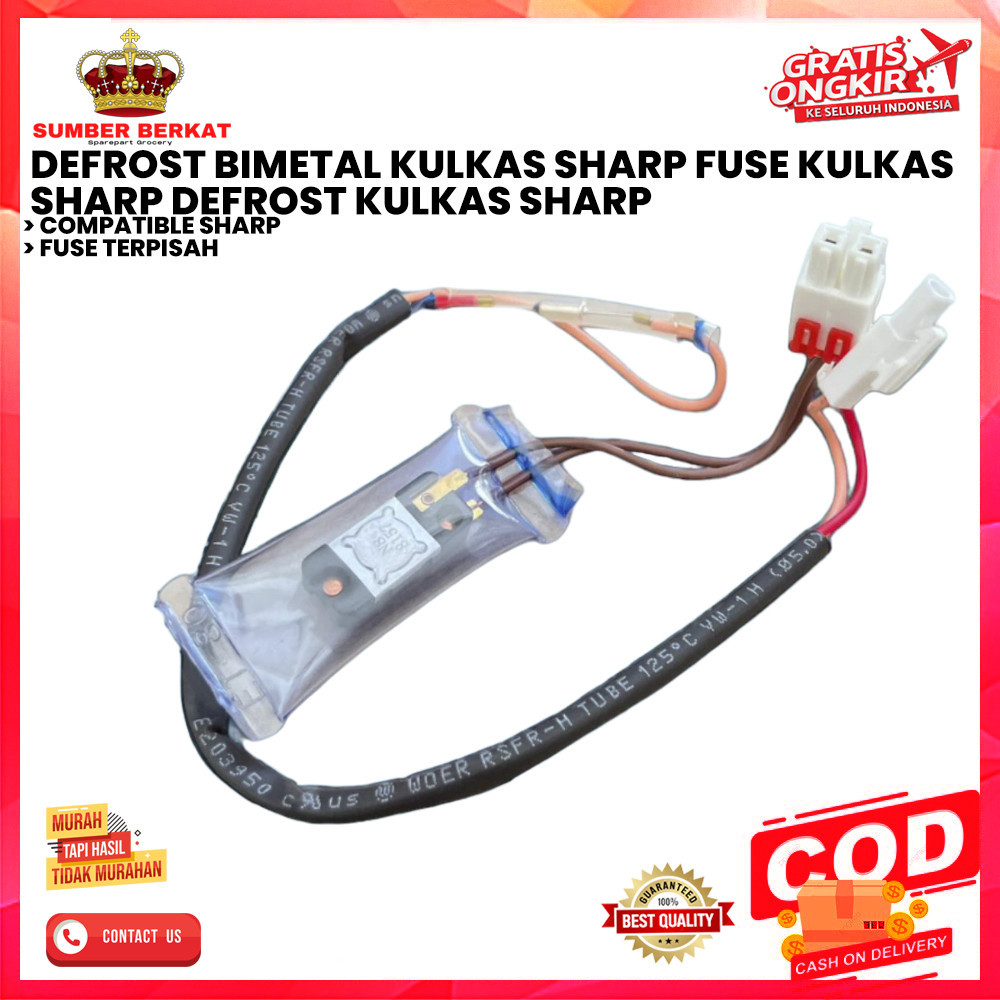 DEFROST BIMETAL KULKAS SHARP FUSE KULKAS SHARP DEFROST KULKAS