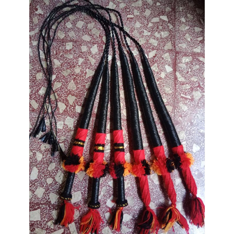 PROMO Pecut Jaranan / Pecut Bopo 1 Meter / Cambuk Jaranan / Jarananan / Barongan