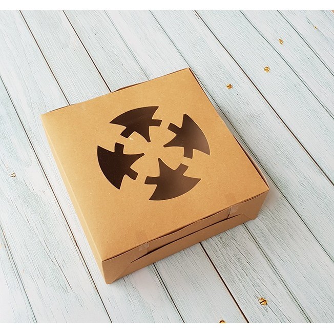

BOX KUE WINDOW 20x20 LAMINATED Dus roti Kraft Kardus Coklat Kotak Cake - Motif Roda