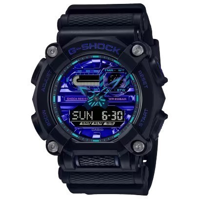 JAM TANGAN PRIA CASIO G-SHOCK GA900VB-1AD GA-900VB-1A DIGITAL ANALOG