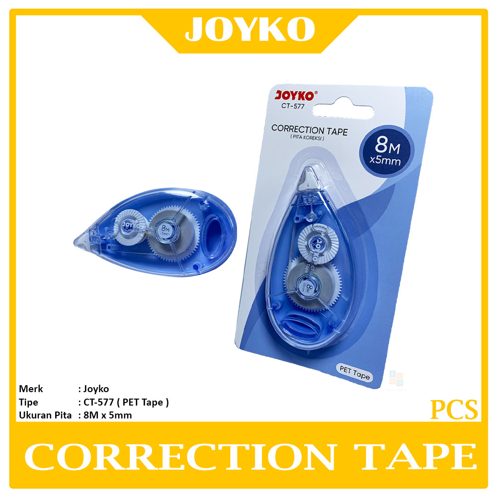 

Joyko - Tip-Ex Kertas Correction Tape CT-577 - Pcs