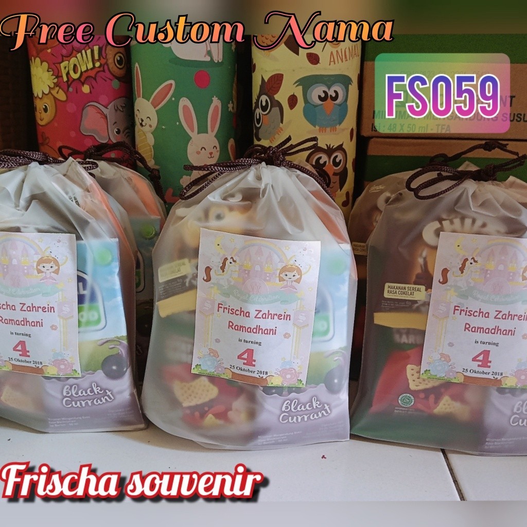 

Paket Hemat FS059 (isi 10 paket) Bingkisan Ulang Tahun / Hadiah Lomba