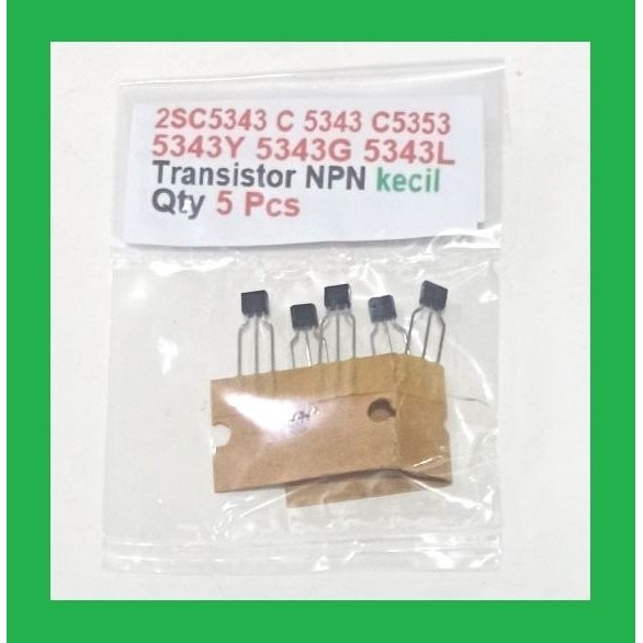 Qty 5 Pcs 2SC5343 C 5343 C5343  5343Y 5343G 5343L Transistor NPN kecil