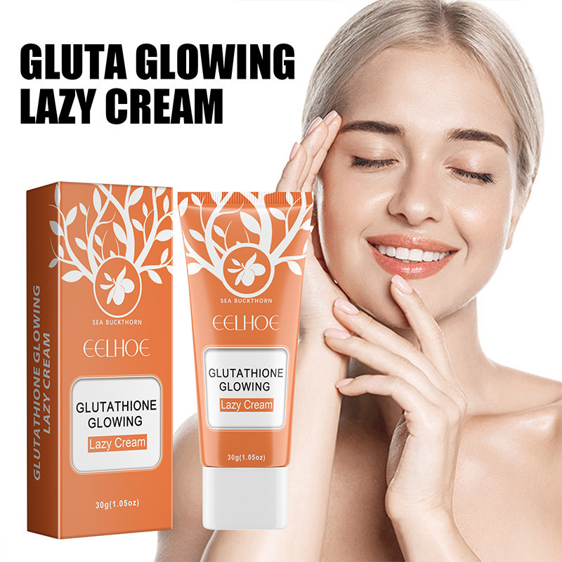 [AW]EELHOE Whitening Lazy Cream Krim Siang Pemutih Wajah Niacinamide Whitening-COD