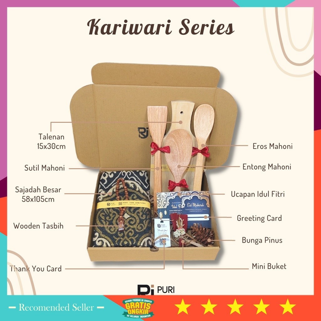 

TERMURAH HAMPERS PARCEL PAKET LEBARAN IDUL FITRI RAMADHAN KEREN / KARIWARI Series / Hampers Lebaran / Hampers Idul Fitri / Hampers Idul Adha / Hampers Murah / Hampers Kayu / Kado Unik / Kado Sajadah / Hampers Sajadah / Hampers Aesthetic / Hampers Kekinian