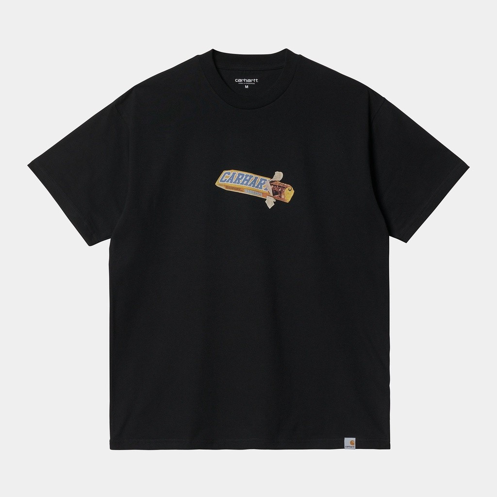 Carhartt Wip T-shirt Chocolate Bar Snickers Print Short Sleeve T-shirt Men and Women