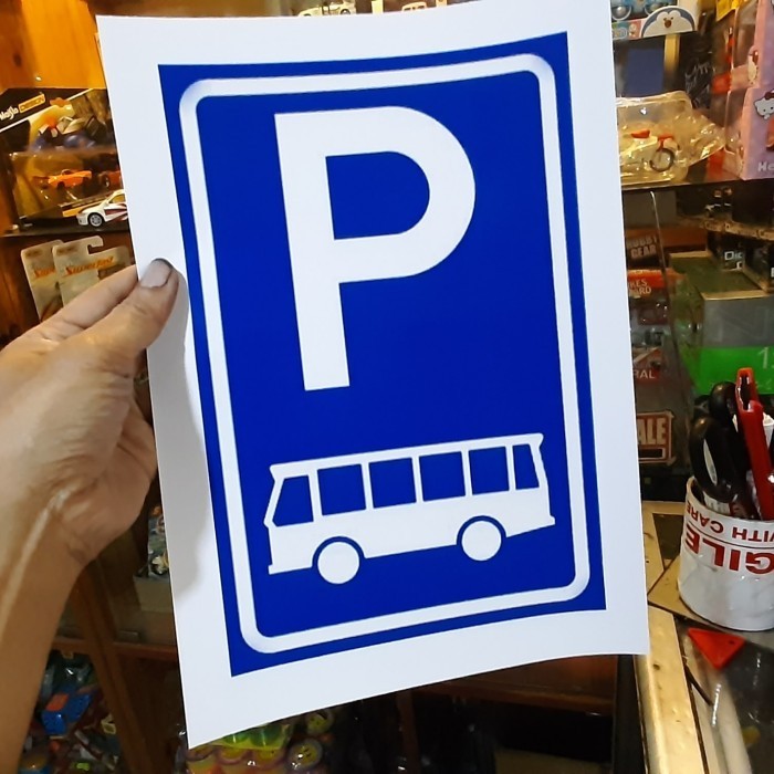 

Stiker dinding Rambu lalu lintas bis Halte stiker hiasan rumah sticker dekorasi tembok