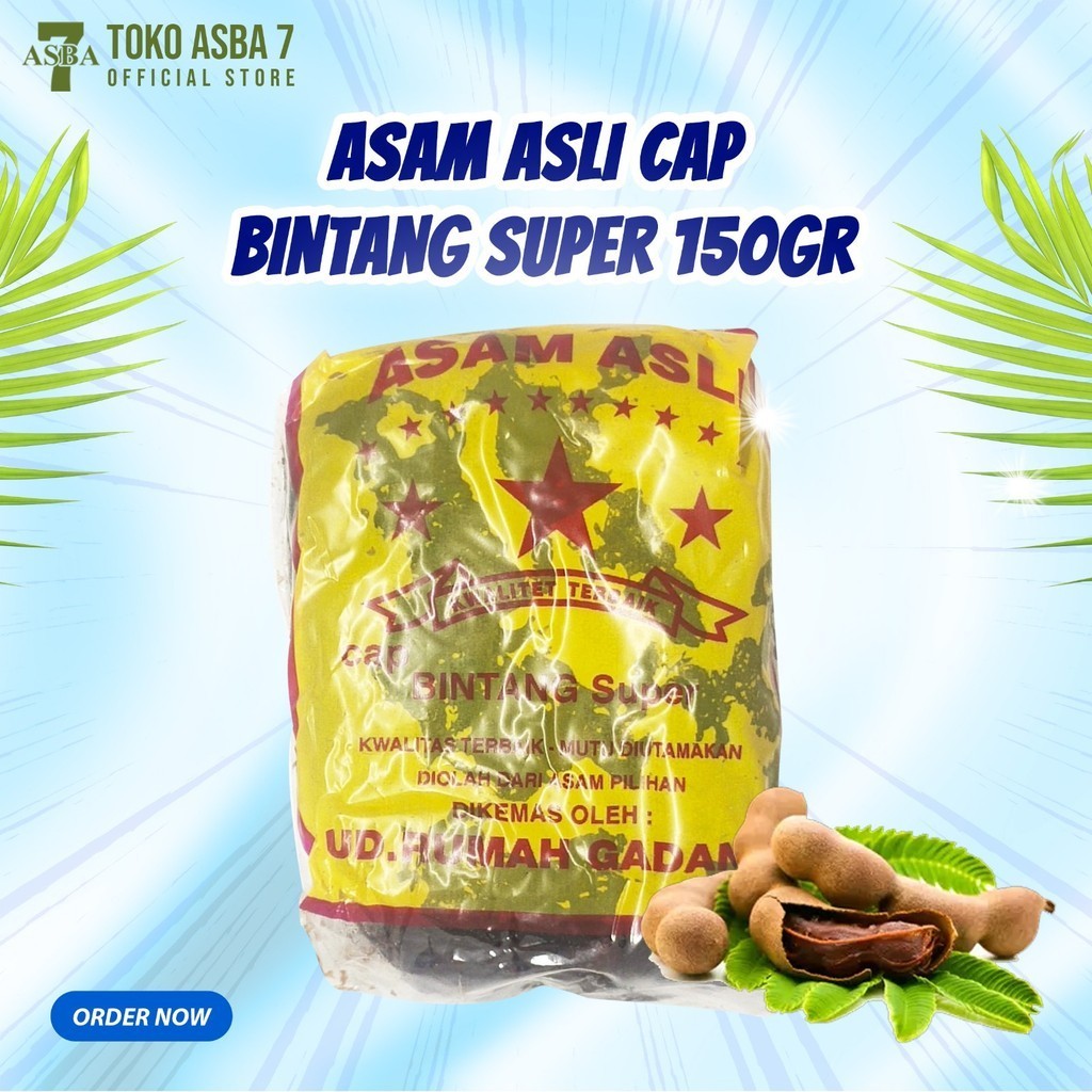 

ASAM ASLI CAP BINTANG SUPER 150GR