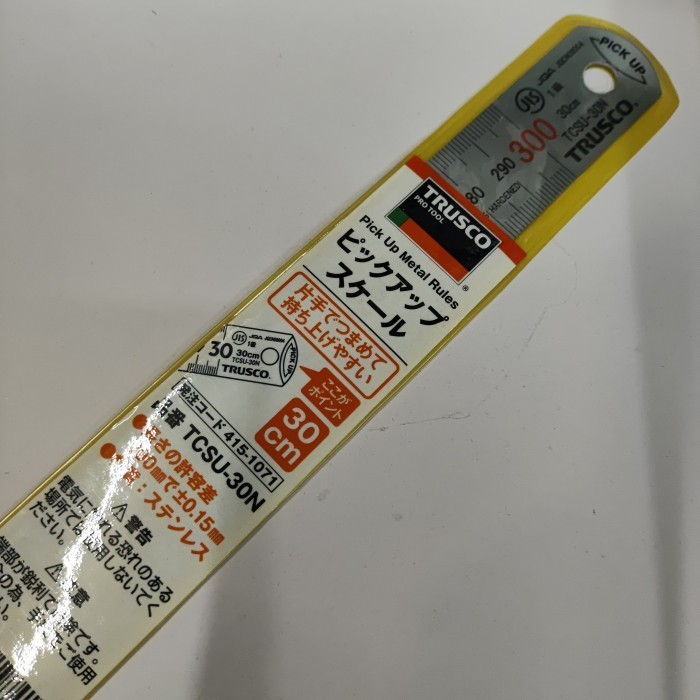 

Penggaris Lurus 30 cm TCSU-30N TRUSCO Pick Up Metric Rule 300 mm