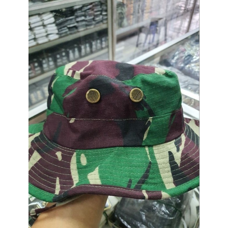 Topi Rimba Loreng Malvinas | Topi Rimba Tni Ad | Rimba Loreng