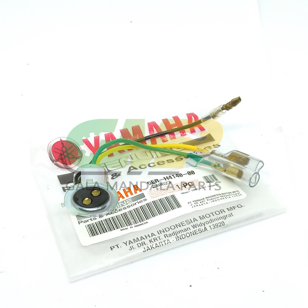 YGP Ori Yamaha Fiting Lampu Motor Mio Jupiter MX Bohlam Depan H6 K1