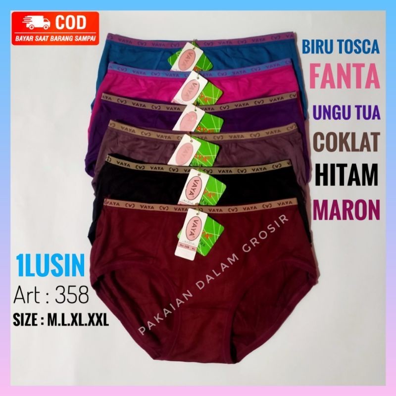 (1Lusin) Celana dalam vaya Art :358 | Celana Dalam Vaya 1 Lusin