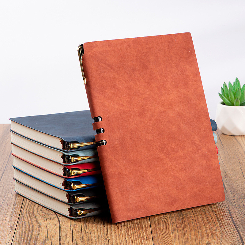 

Notebook Spiral Sekolah Bisnis 6 Cincin Softcover Matte Perencana Disesuaikan Notebook
