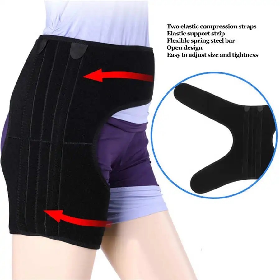 PREORDER Adjustable Hip Support Belt Groin Compression Brace Joint Groin Arthritis Sciatica Pain Rel