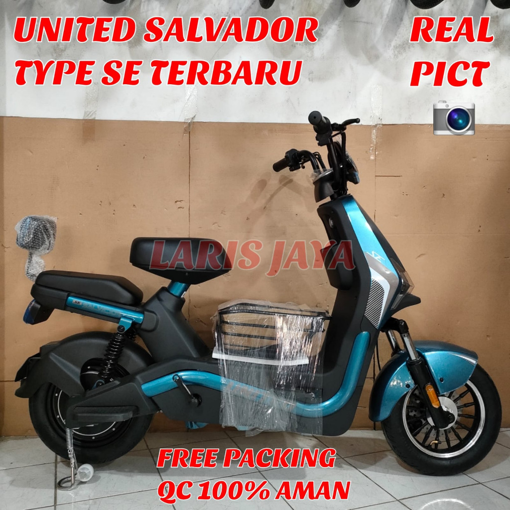 Sepeda listrik UNITED SALVADOR SE E BIKE sepeda listrik united SALVADOR terbaru 600w sepeda listrik 