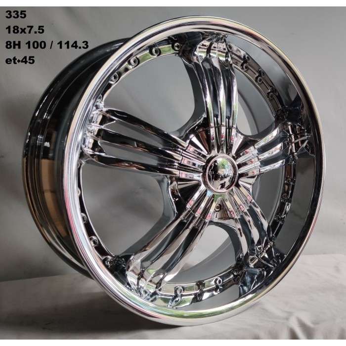 Velg Chrome Ring 18 Mobil Avanza Xenia Agya Jazz City Rocky Livina