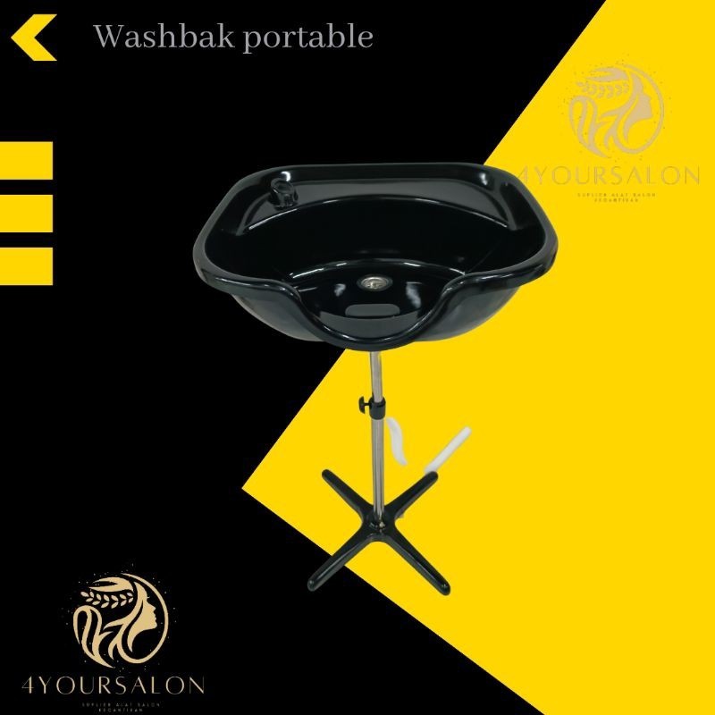 Wasbak keramas portabel/washbak portable/bak keramas portabel/wasbak salon cuci rambut/wasbak kerama