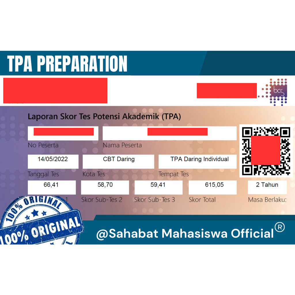 (E-SERTIFIKAT) TPA Bappenas 500+ Preparation Resmi Online