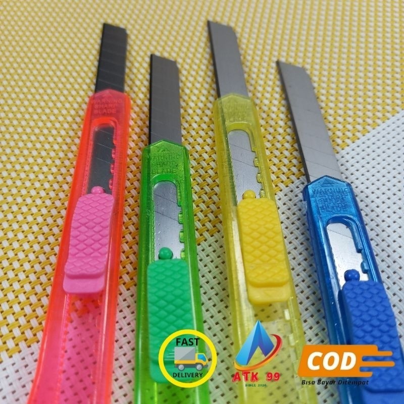

CUTTER KECIL Isi 12pcs/Cutter Knife/it is sharp/pisau ukir/Alat Potong